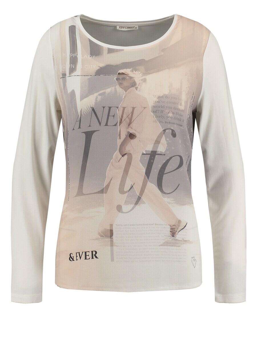 

Лонгслив Key Largo Shirt CITY, кремовый