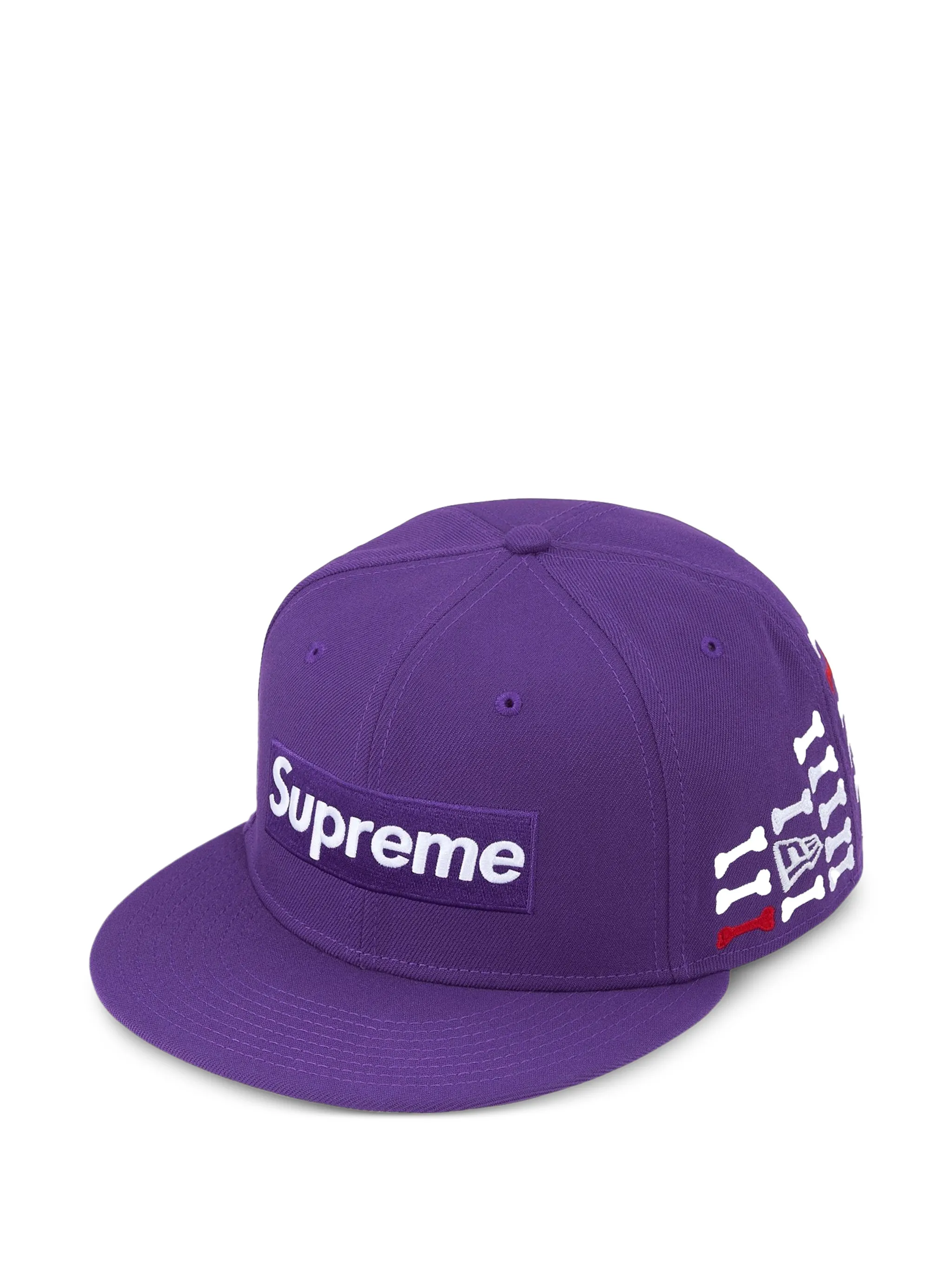 

Бейсболка с логотипом из коллаборации с New Era Supreme, фиолетовый
