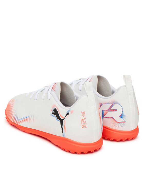 Футбольные бутсы Future 8 Play Tt Jr 108626 01 Puma, белый — фото 3