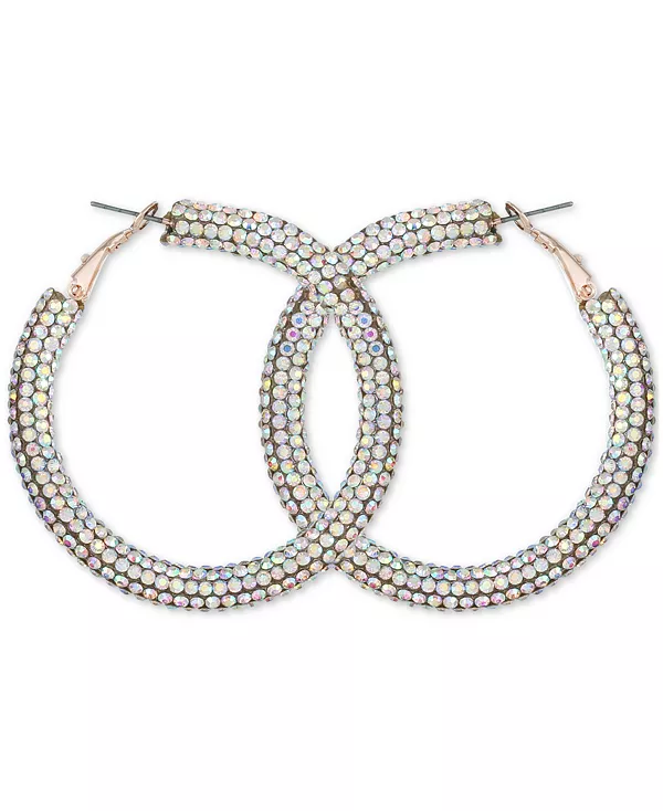 

Кольцо с прессованными камнями и блестками, 2 дюйма Guess, crystal