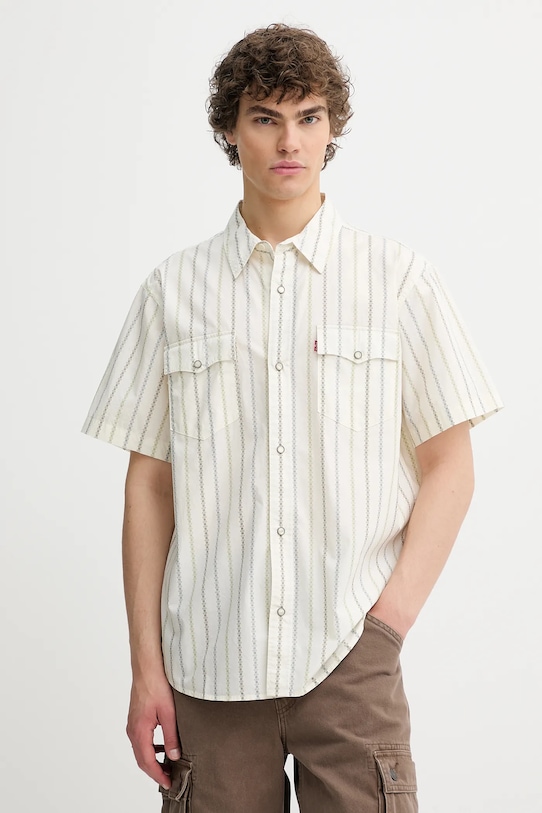 

Хлопковая рубашка Levi'S, бежевый