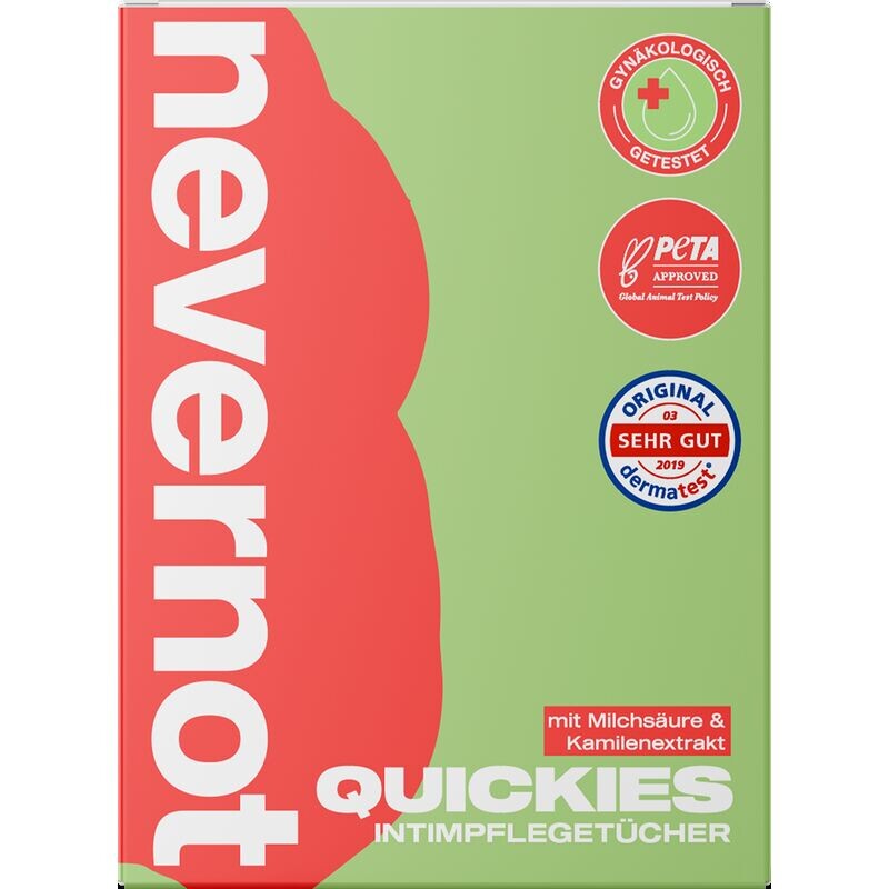 

Quickies - салфетки для интимной гигиены nevernot, 10 шт.