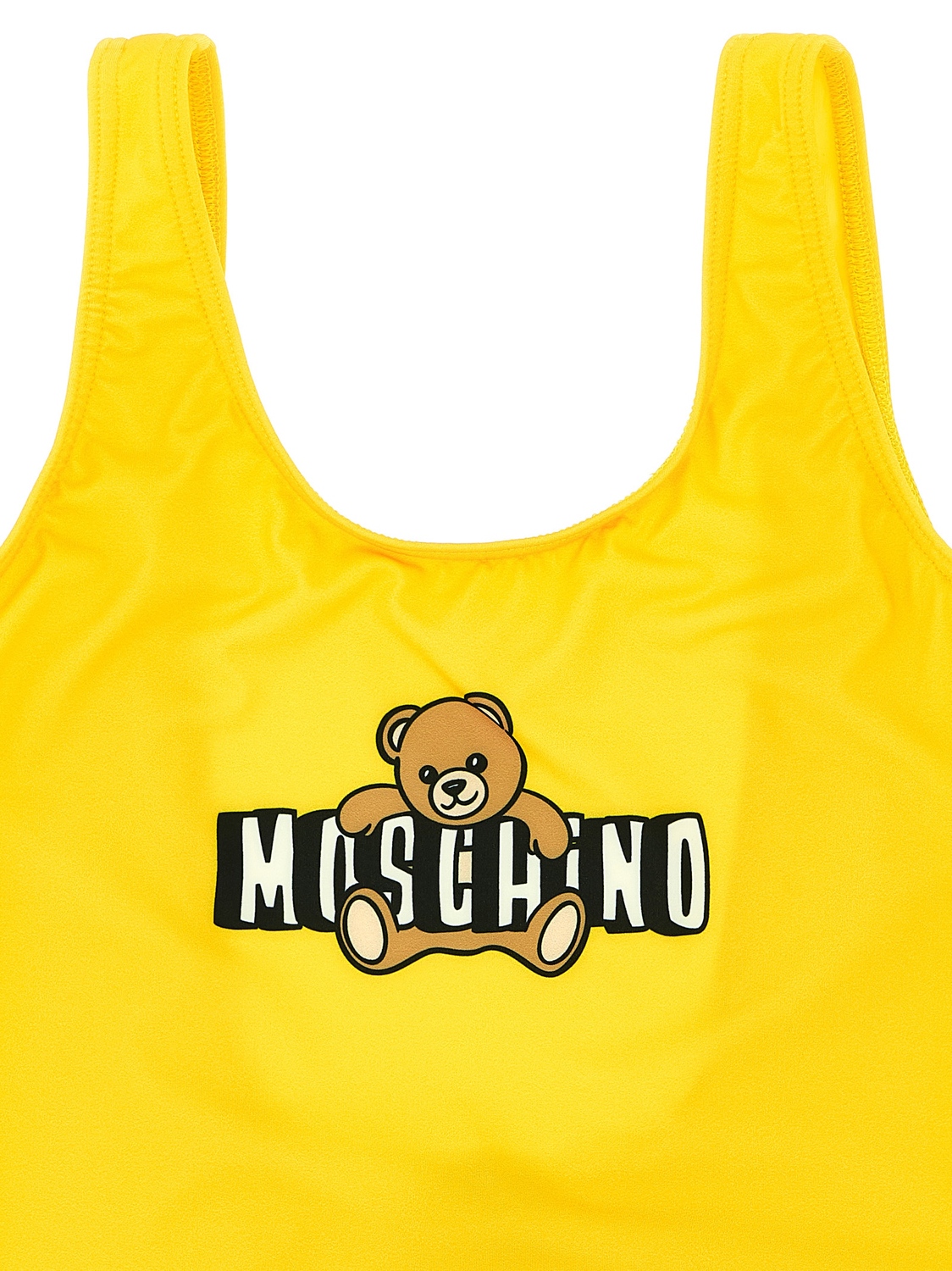Слитный купальник "Moschino Teddy Bear" MOSCHINO KID TEEN, желтый — фото 3