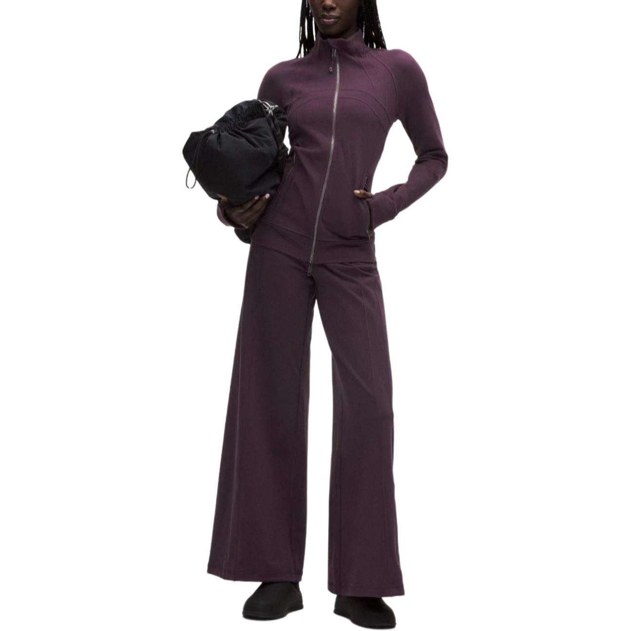 

Женские повседневные брюки Lululemon, черный plum/blpm