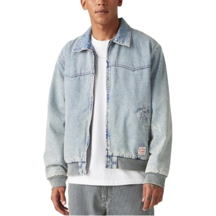 Levis Джинсовая куртка Levi's Embarcadero с застежкой-молнией, Blue — фото 4