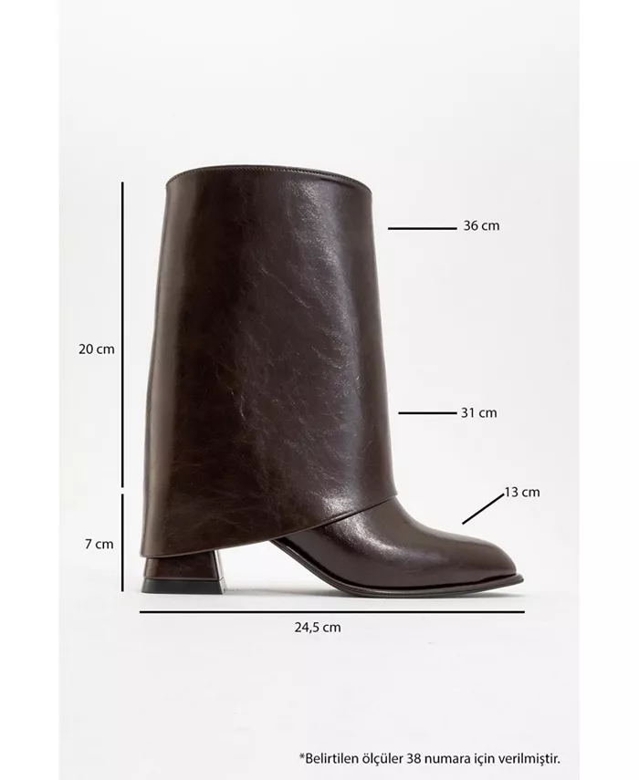 Ботинки на толстом каблуке Ellas Prologue Shoes, коричневый — фото 4