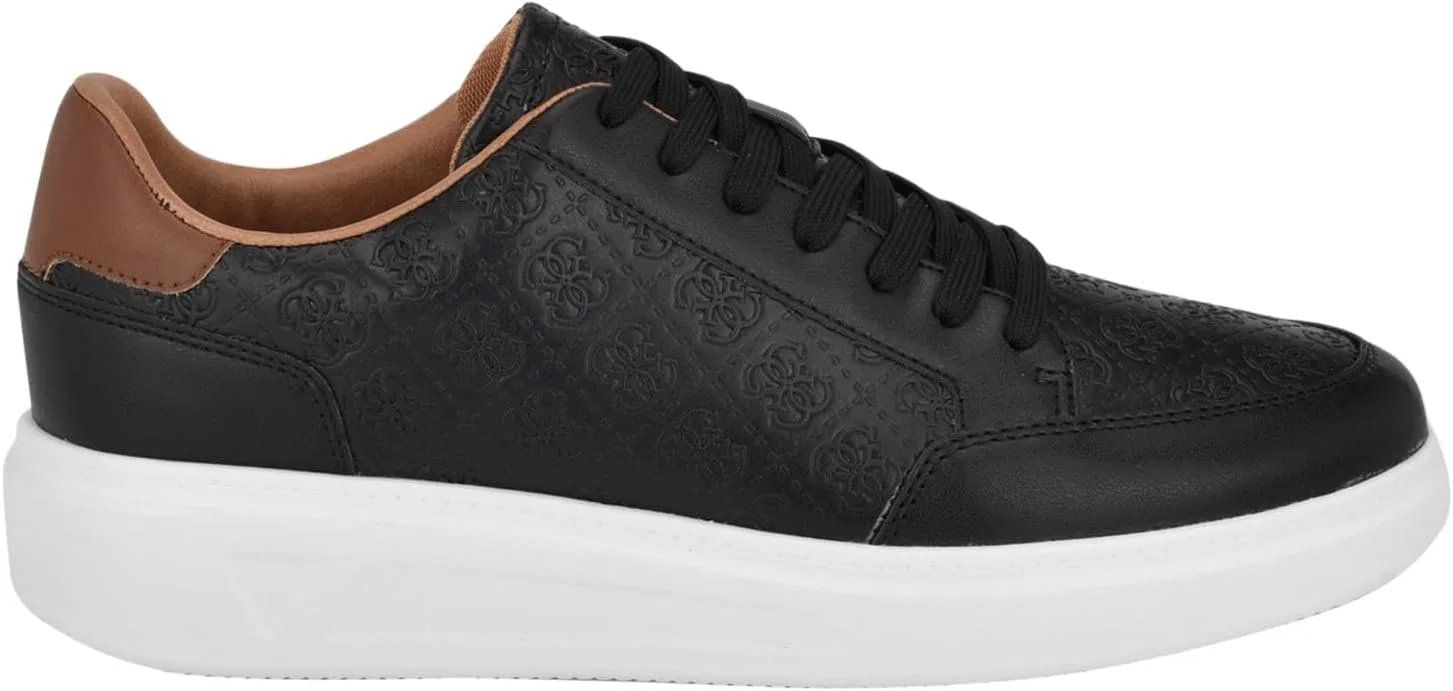 Мужские кроссовки GUESS Creed, Black Cognac Logo Multi 002 — фото 3