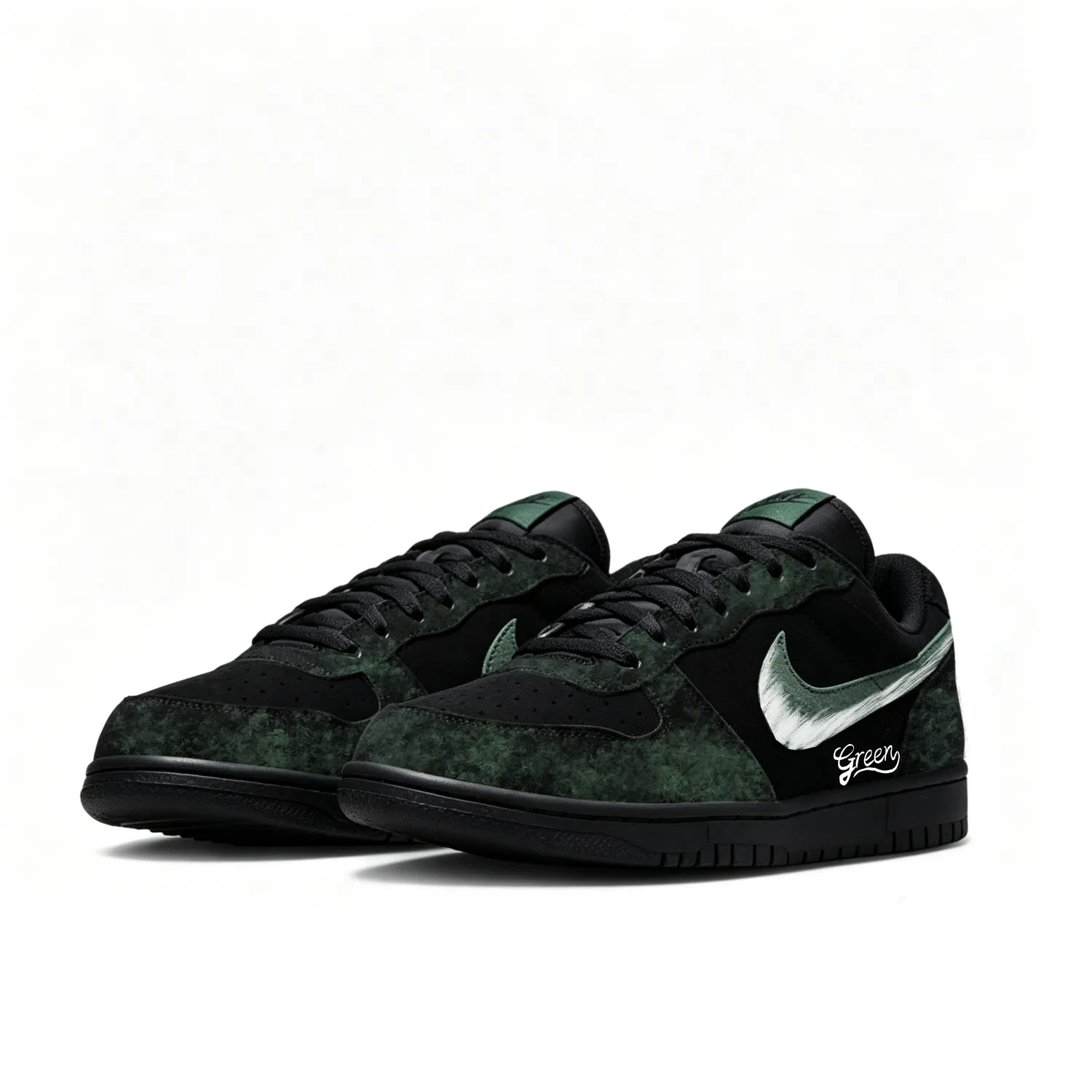 Скейтбордические кроссовки Nike Big Skateboard Shoes Black — фото 4