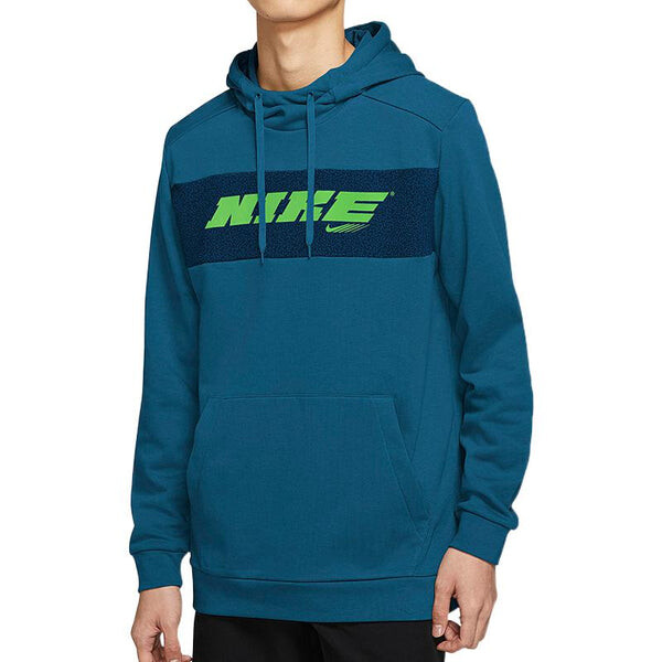 Толстовка Nike AS M NK Dry HD PO FLC SC ENERG Green ABYSS, зеленый — фото 3