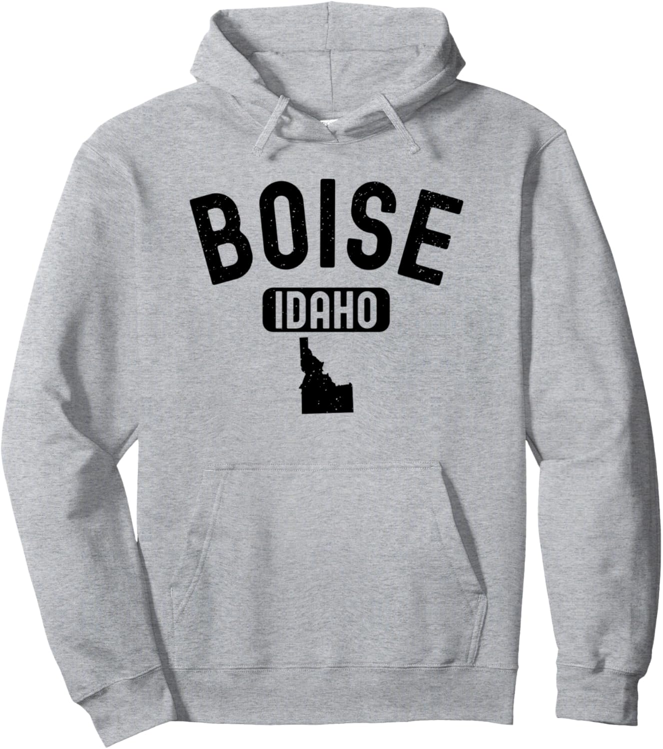 

Ретро-винтажная толстовка с изображением картофеля, Университет штата Миннесота, Бойсе, Айдахо Idaho State Tee Co, серый