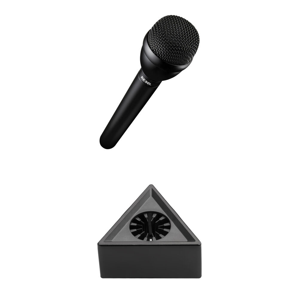 

Всенаправленный вещательный микрофон Electro-Voice RE50L с комплектом микрофонных флагов (черный)