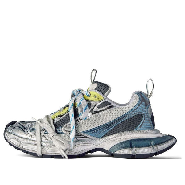 

Кроссовки 3xl sneakers 'white blue yellow mesh' Balenciaga, синий