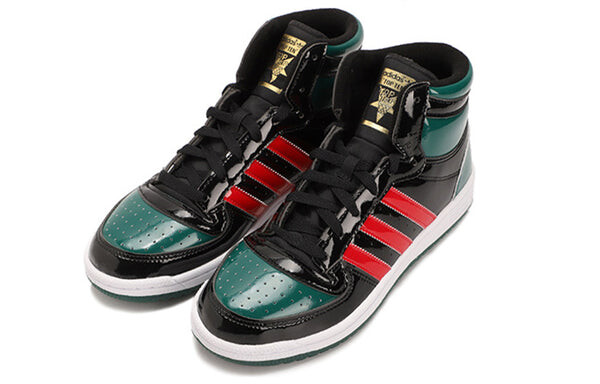 Кроссовки топ десятка высокие Adidas, черный — фото 3