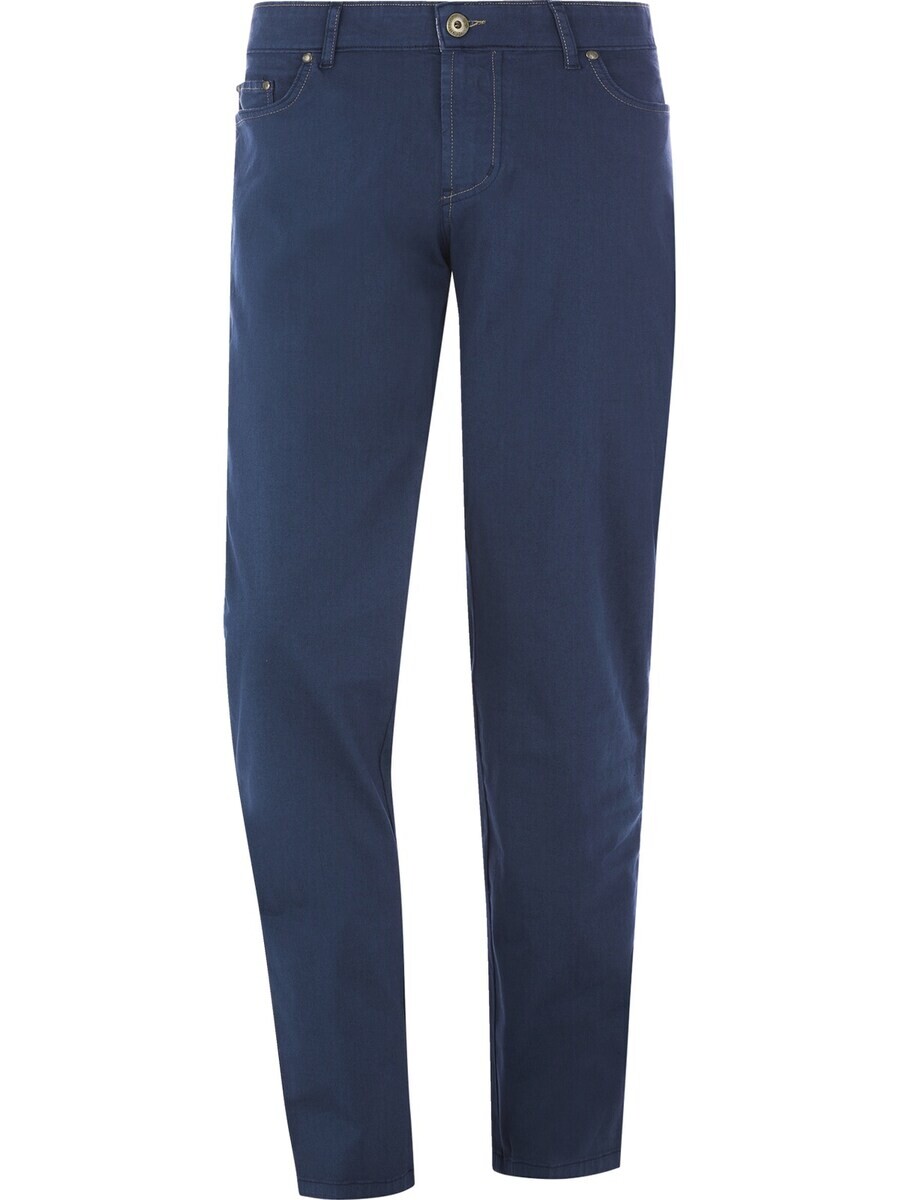

Тканевые брюки Jan Vanderstorm Regular Pants Jokibald, темно-синий