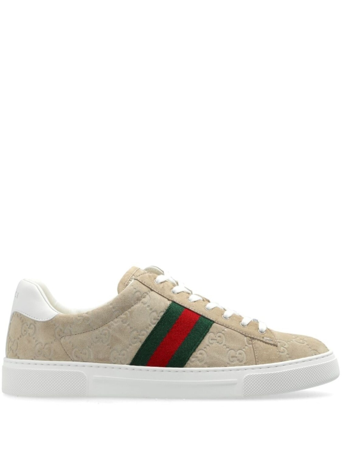 

Gucci кроссовки Ace Web, нейтральный цвет