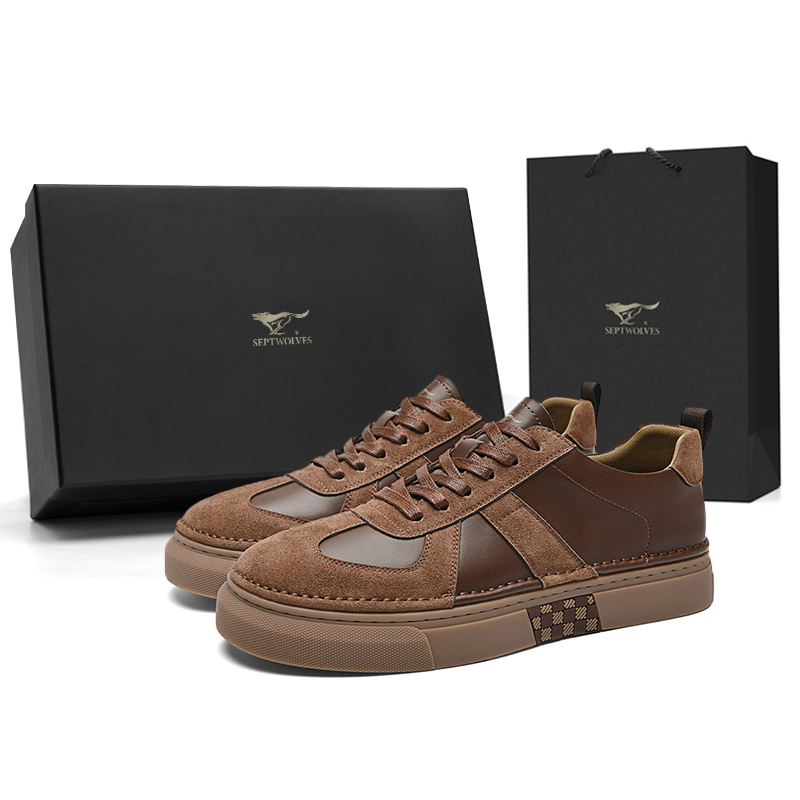 

Низкие мужские кроссовки SEPTWOLVES, Brown (Standard Leather Shoe Size)