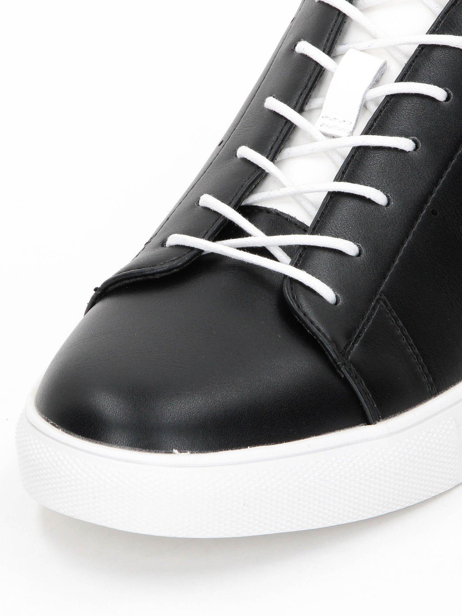Кожаные кроссовки без шнурков NICOLE CLUB FOR MEN, 49 Black