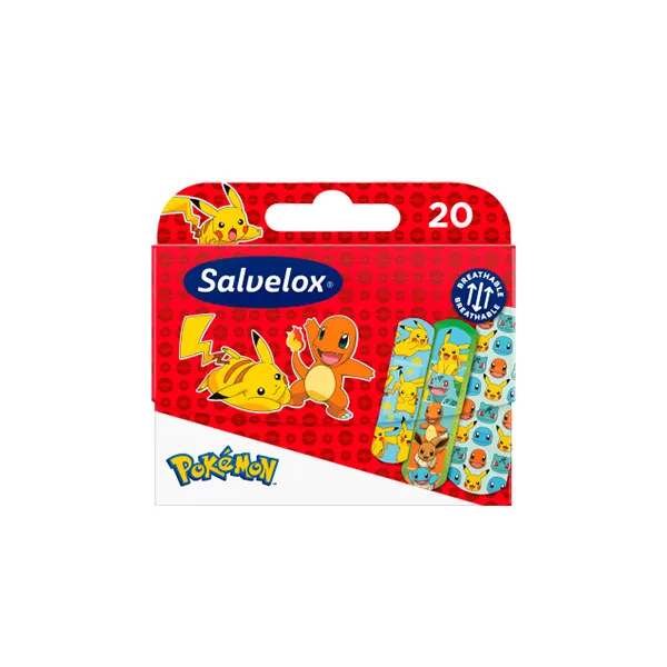 

Повязки для покемонов Apósito Adhesivo Infantil Salvelox, 20 UD