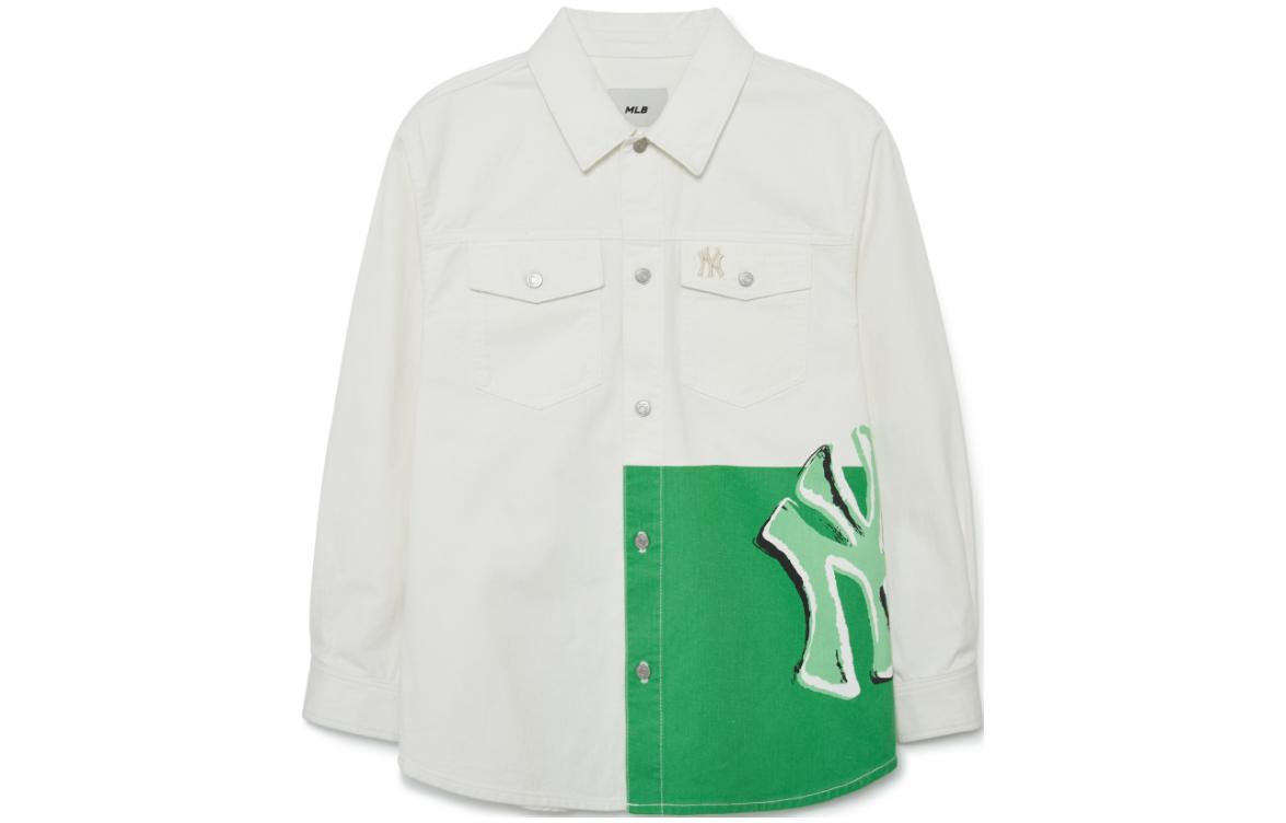 

Футболка мужская белая с логотипом MLB