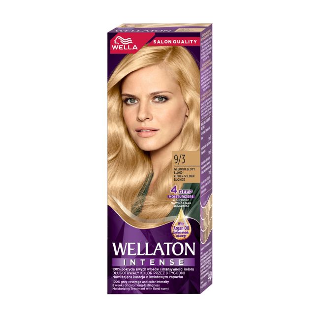 

Тон краска для волос Wella, цвет 9/3 gold blonde