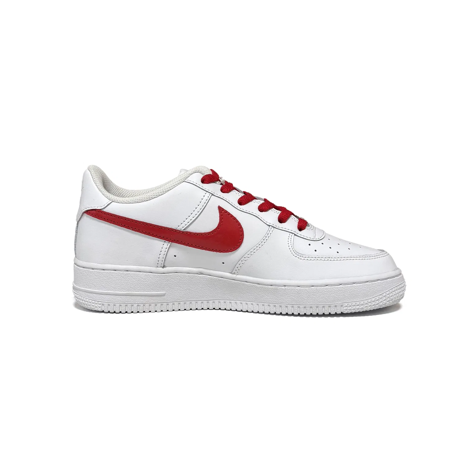 Кроссовки Air Force 1 Bear's Love Letter Leather Low top Skateboard Shoes Red White женские Nike — фото 3