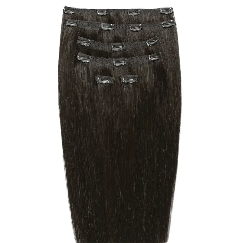 

Накладные волосы gold24 clip-in extensions #4 braun - 60 cm Gold24, #2 dunkelbraun - 60 cm, количество 1 шт.