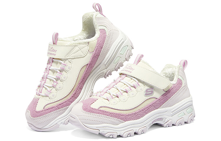 Кроссовки Skechers Girls Kids Lifestyle Shoes GS Low-top, белый — фото 4