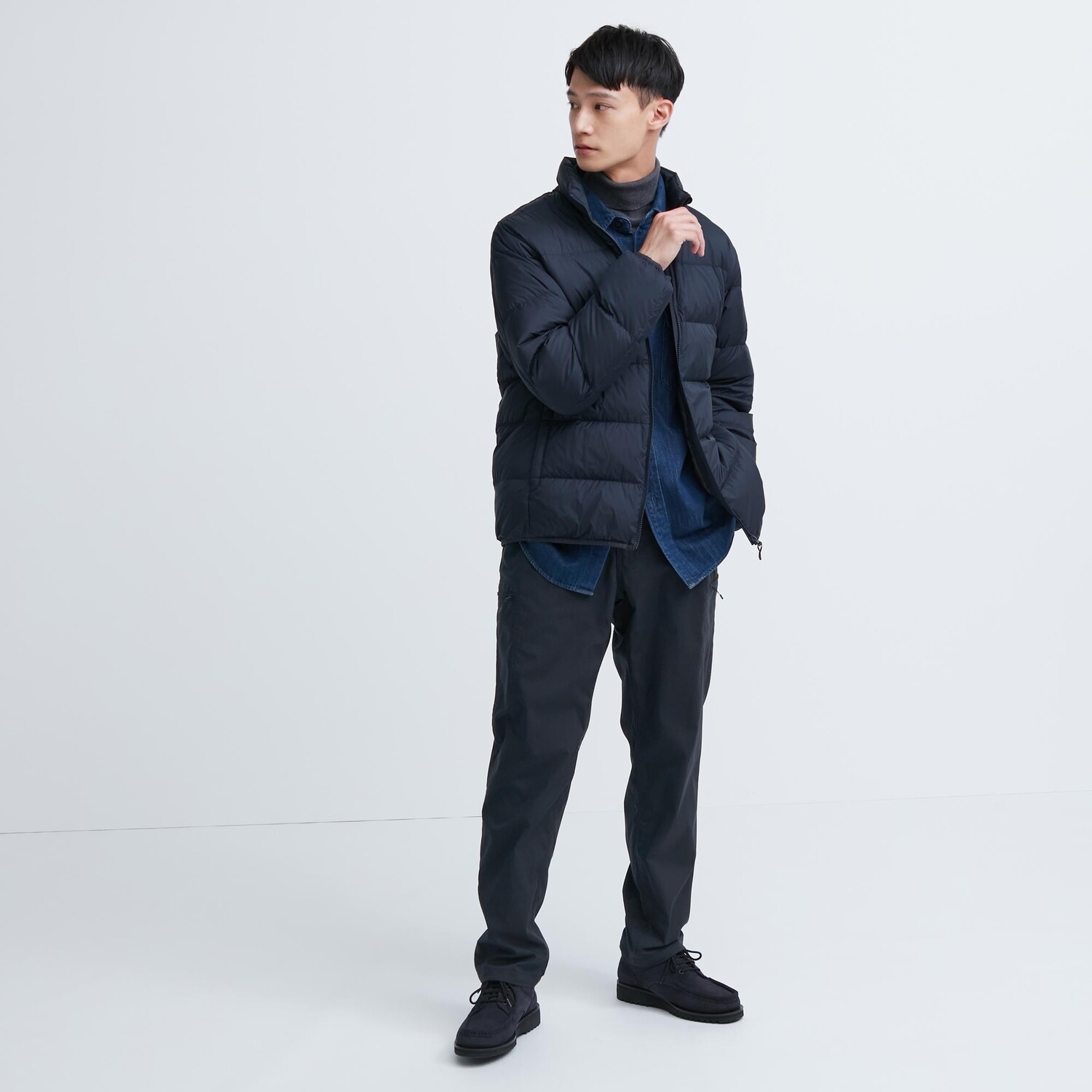 

Брюки-карго UNIQLO Heattech Easy, синий