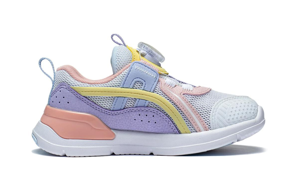 Кроссовки LINING YOUNG Kids Lifestyle Shoes PS Low-top White/purple/pink — фото 2