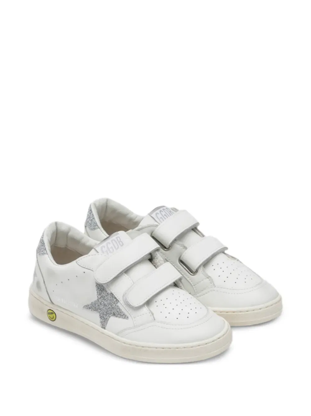 Кроссовки Ball Star с ремешком Golden Goose Kids, белый