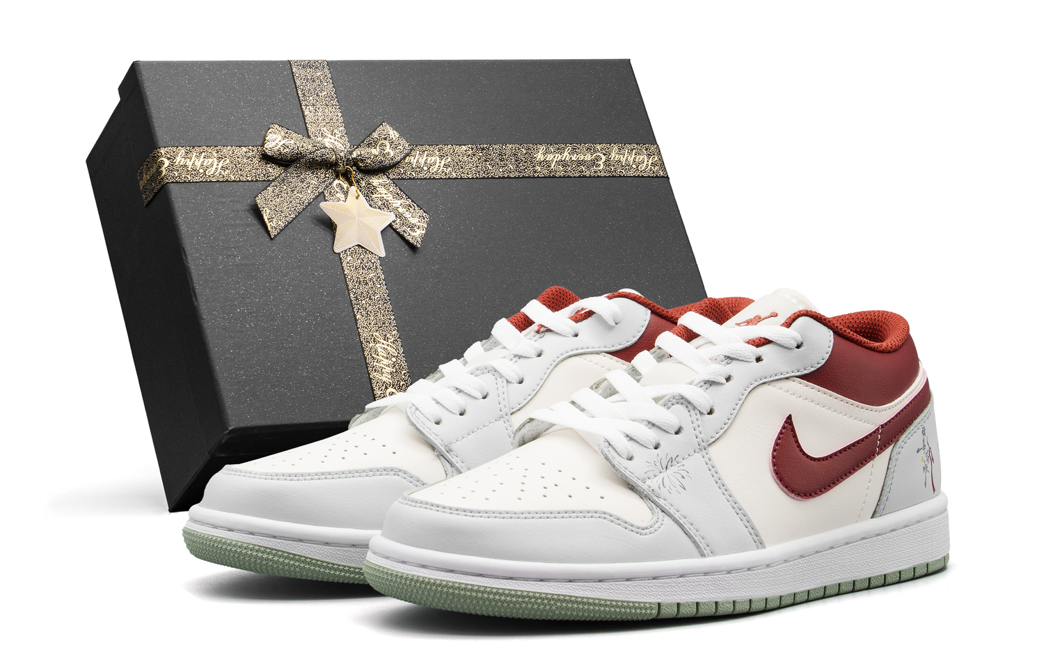 

Jordan Кроссовки Air 1 Vintage для баскетбола, унисекс, низкие, белый