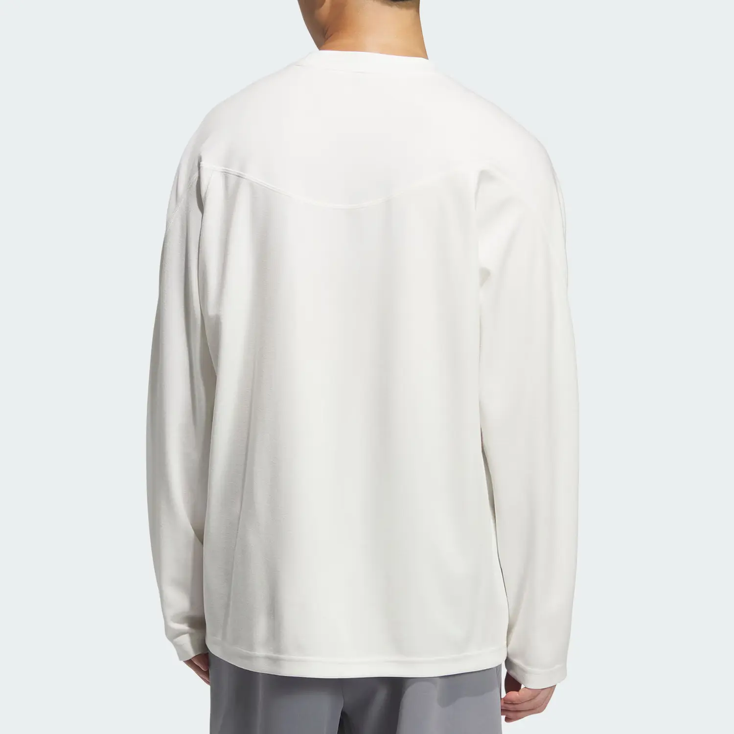 Футболка FOS FUTURE STYLE с длинным рукавом Adidas, ярко-белый — фото 4