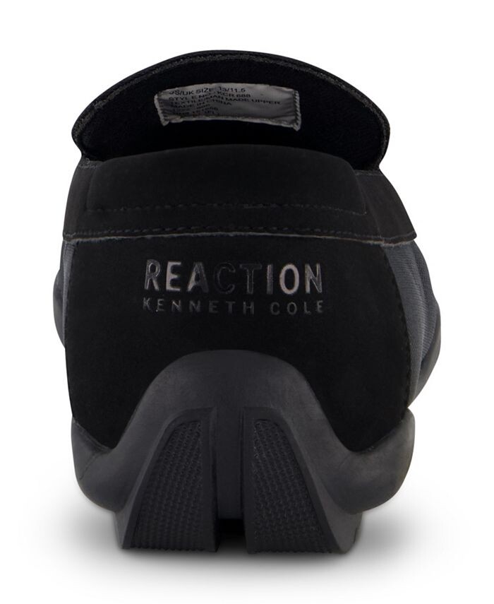 Мокасины без шнуровки Little Boys Distance Destin для вождения Kenneth Cole New York, черный — фото 3