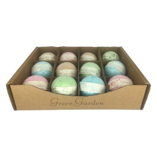 

Набор больших разноцветных бомбочек для ванны, 12 шт. Green Garden