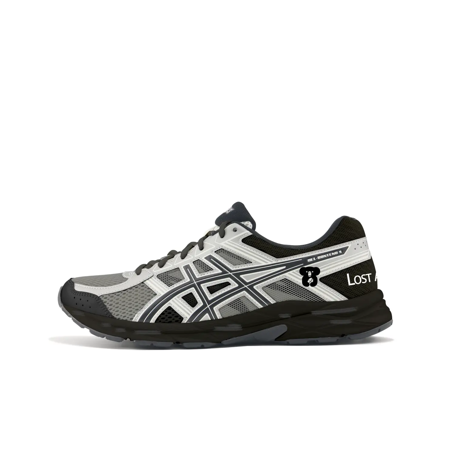 

ASICS Кроссовки Gel Contend 4 для бега мужские низкие White/Black/Gray