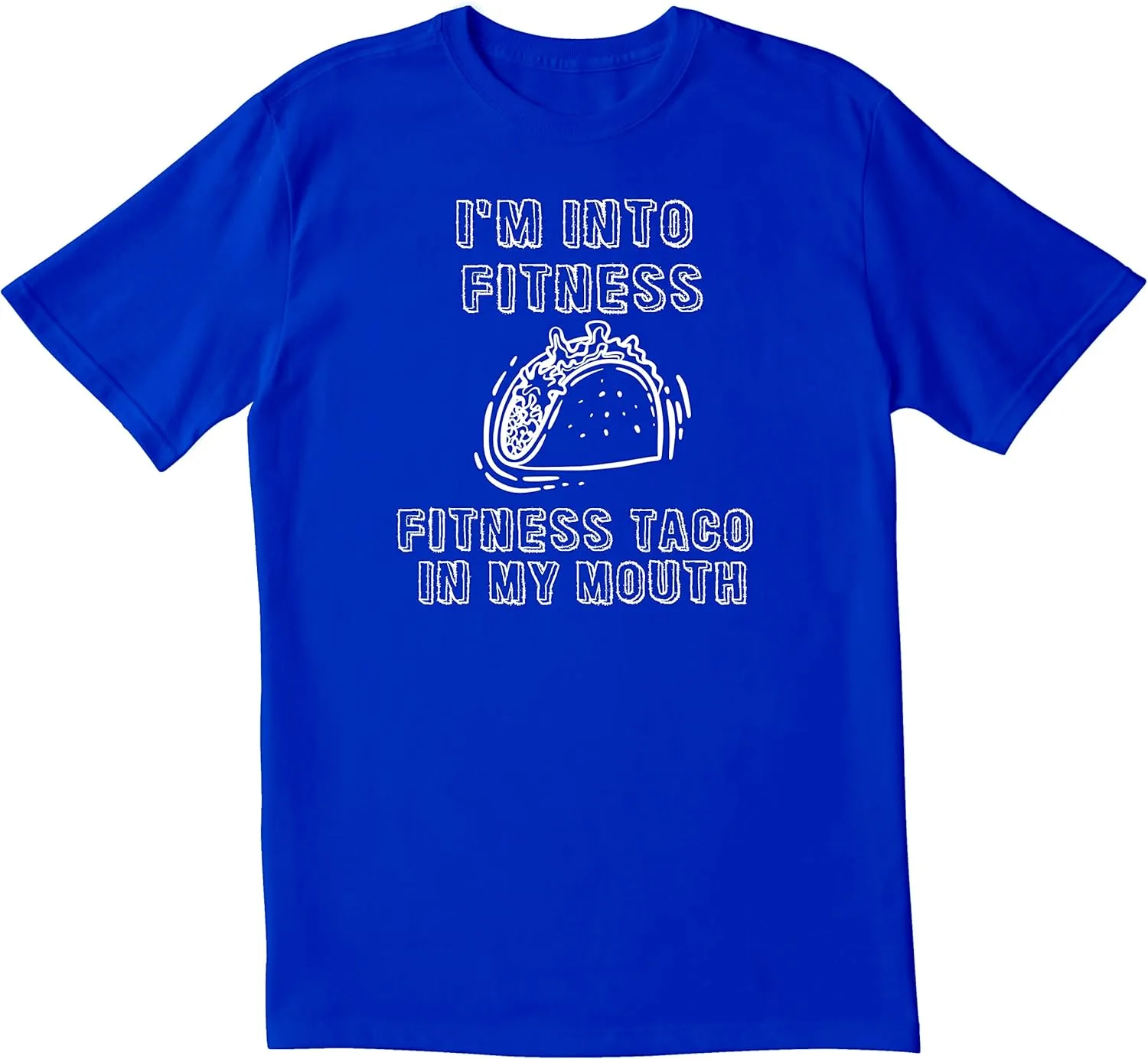 

Футболка мужская I'm Into Fitness Ftiness Taco in My Mouth Totally Torn