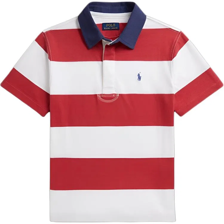 Поло для детей Classic Version Polo Ralph Lauren в красно-белую полоску