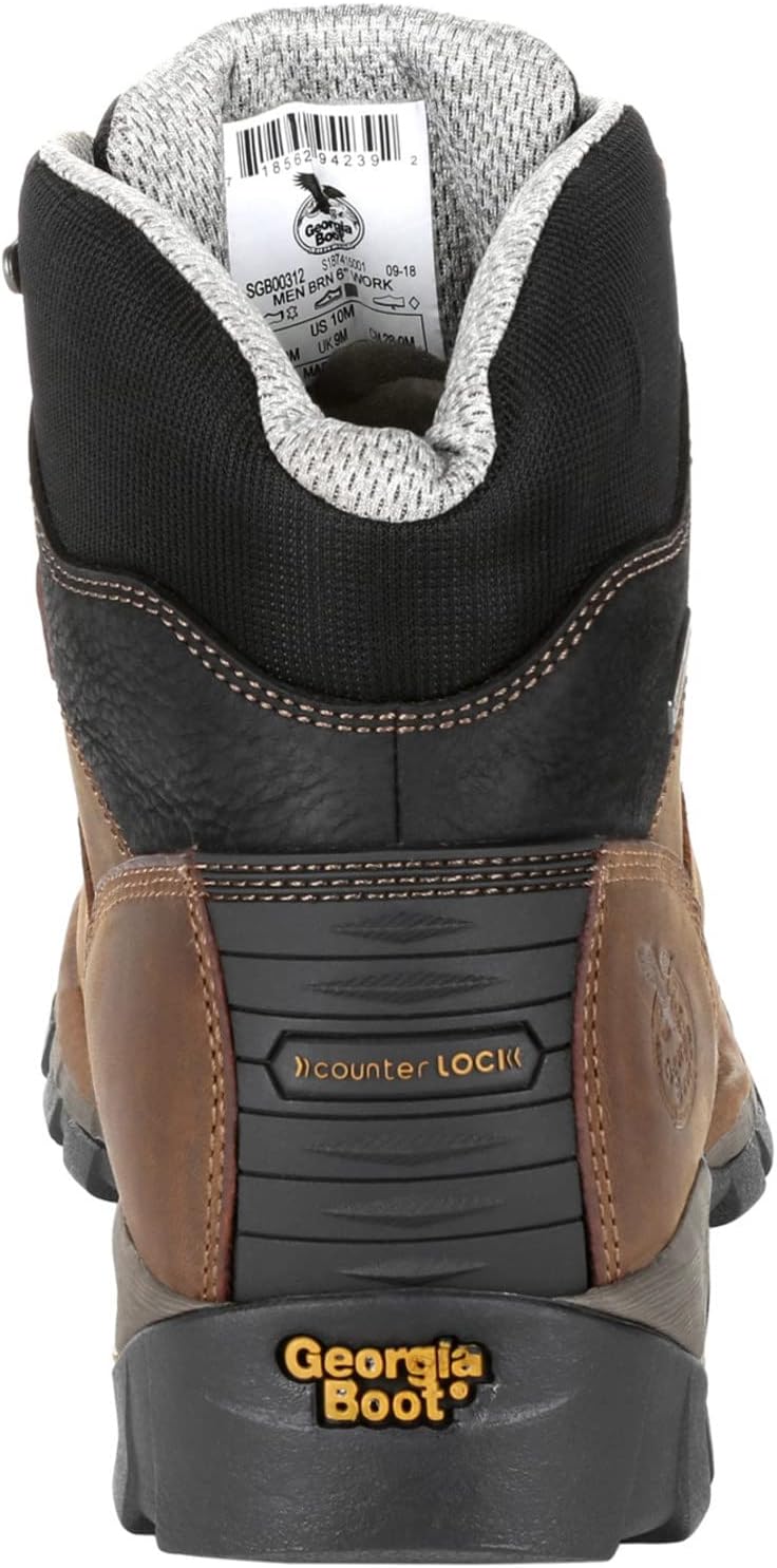 Мужские водонепроницаемые ботинки GEORGIA BOOT Eagle One, 8 Wide Brown — фото 4