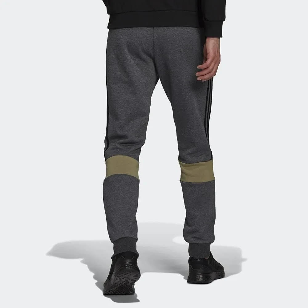 Брюки Adidas Men's Three Stripe Tricot Track, темно-серый/черный — фото 3