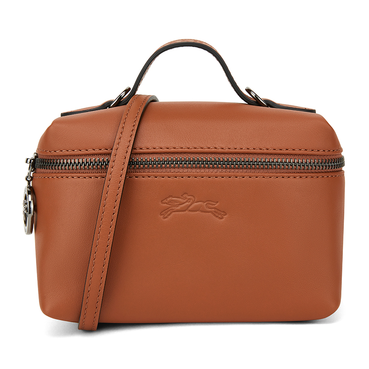 

Сумка Le Pliage Xtra из коровьей кожи, мини-сумка на плечо для женщин цвета коньяка LONGCHAMP