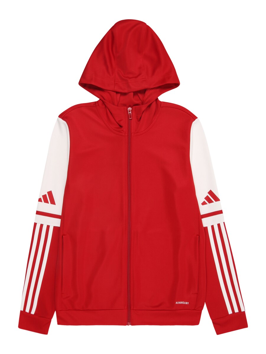 

Спортивная толстовка с капюшоном на молнии ADIDAS PERFORMANCE SQ25, красный