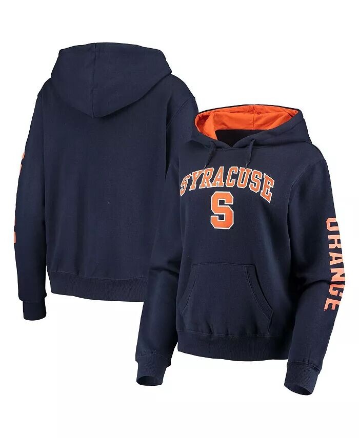 

Женский темно-синий пуловер с капюшоном Syracuse Orange Loud and Proud Colosseum, синий