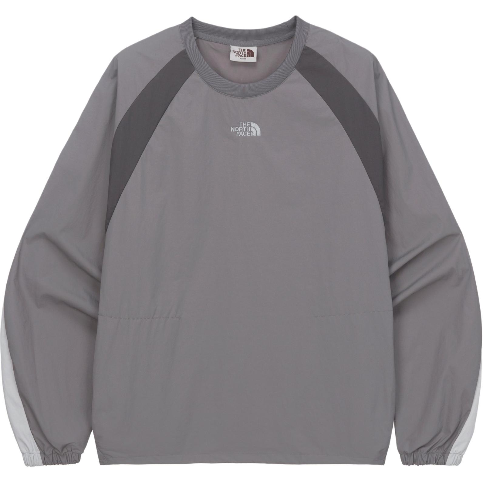 

Толстовка унисекс серая THE NORTH FACE, серый