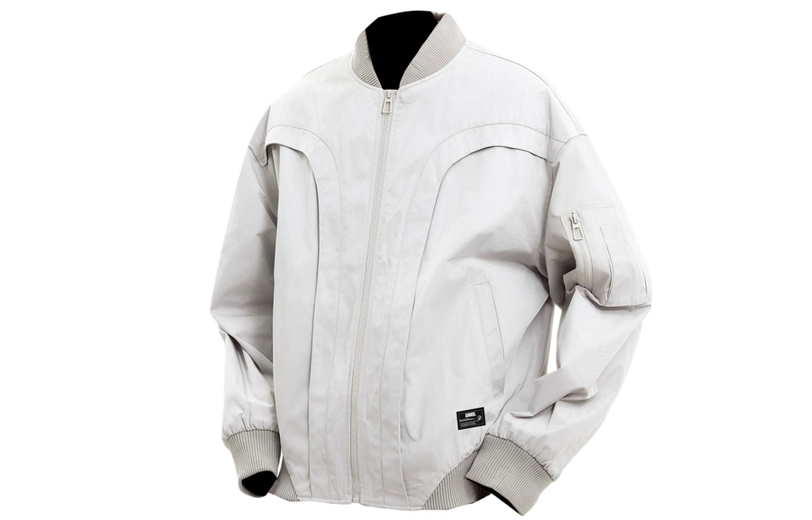 

Куртка Unisex Stand Collar Moderate ZIAREL, серый[removable logo]