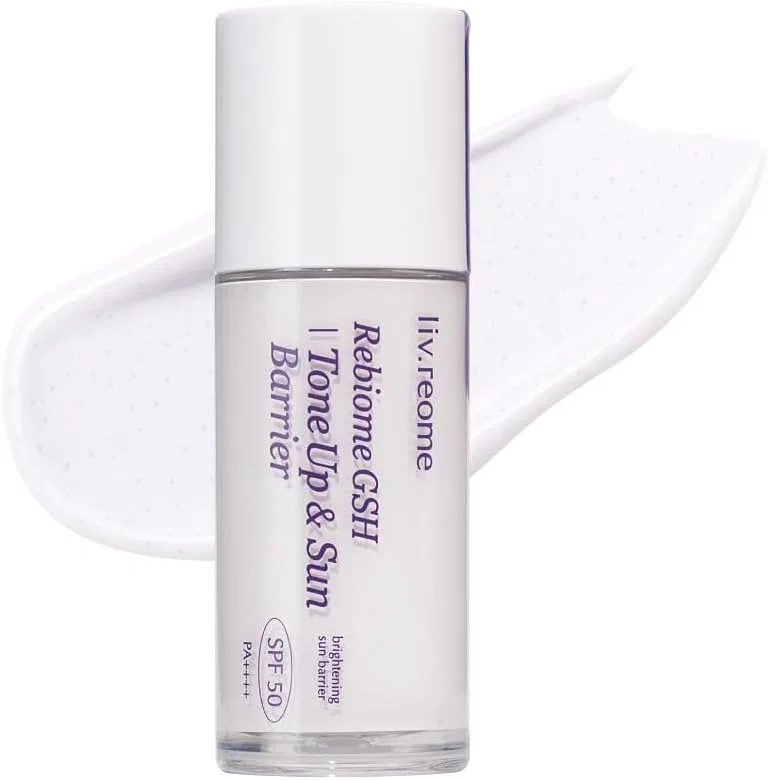 Солнцезащитный крем для лица Tone Up Finish Inorganic UV Filter Sunscreen SPF 50+ PA++++ liv.reome 40ml