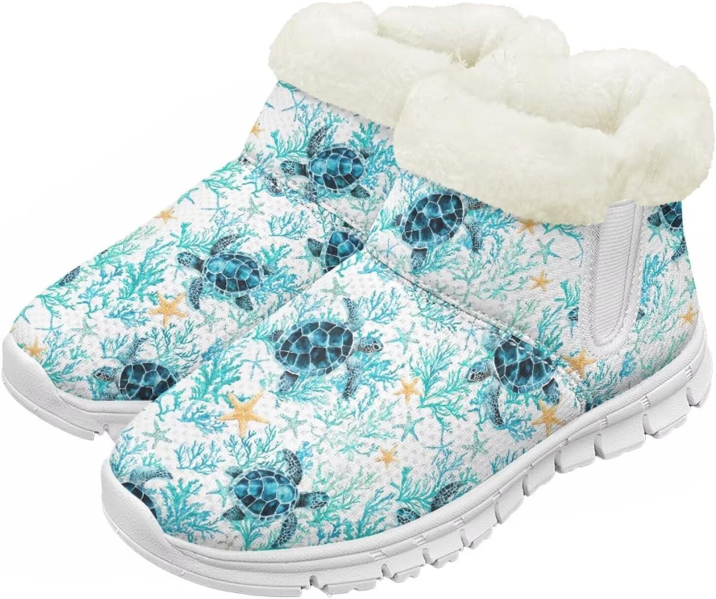 

Pzuqiu Зимние сапоги для мальчиков и девочек с водонепроницаемой утепленной меховой подкладкой для малышей, детей и старших детей, для холодной погоды и походов на улице, белая подошва