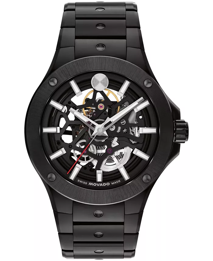 

Мужские часы Alta S.E. Skeleton Swiss Automatic Black PVD, 43.50 мм Movado
