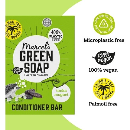 Marcel's Green Soap Кондиционер для волос с ароматом бобов тонка и ландыша 60г — фото 3