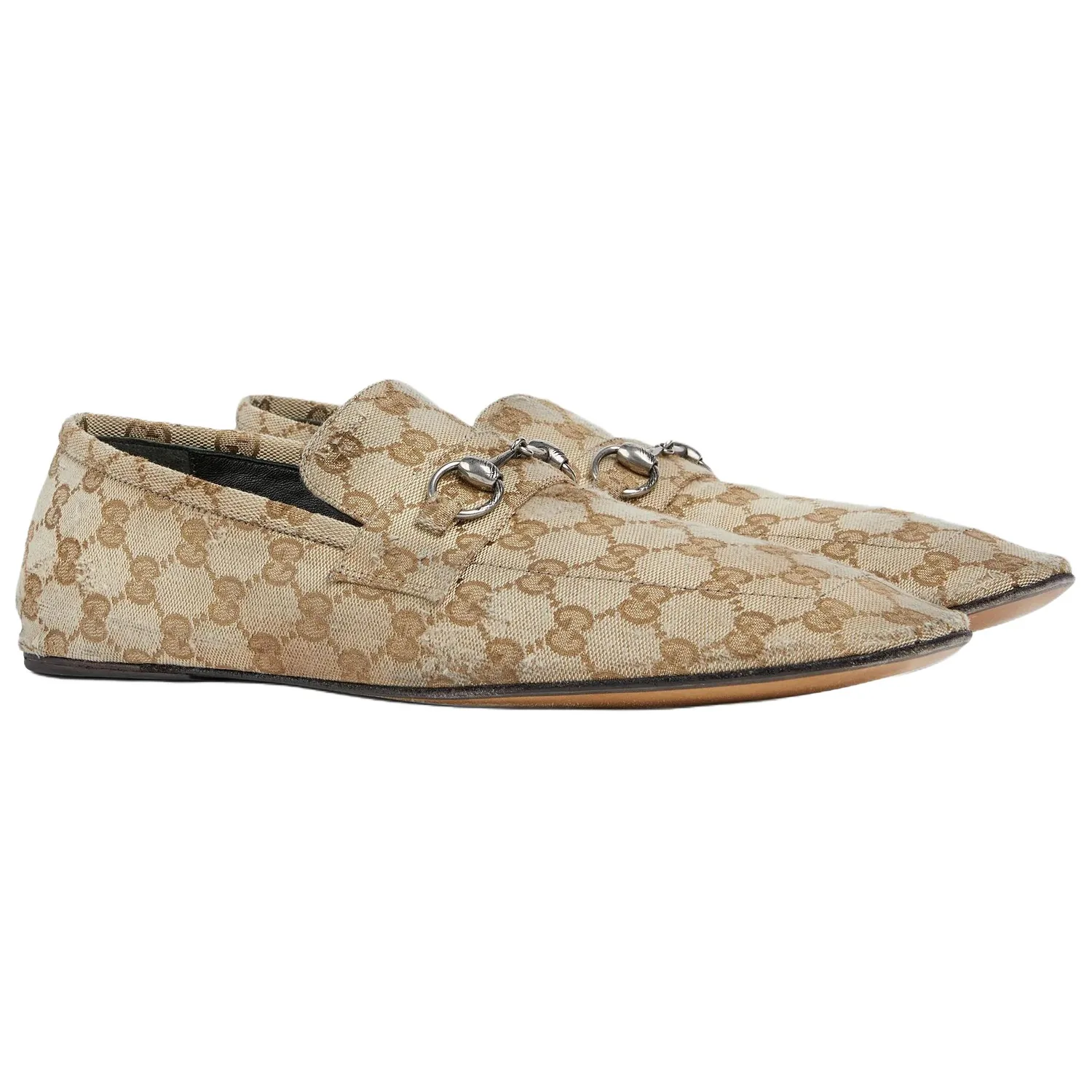La Famiglia Low top Casual Leather Shoes мужские сандалии GUCCI, sand — фото 4