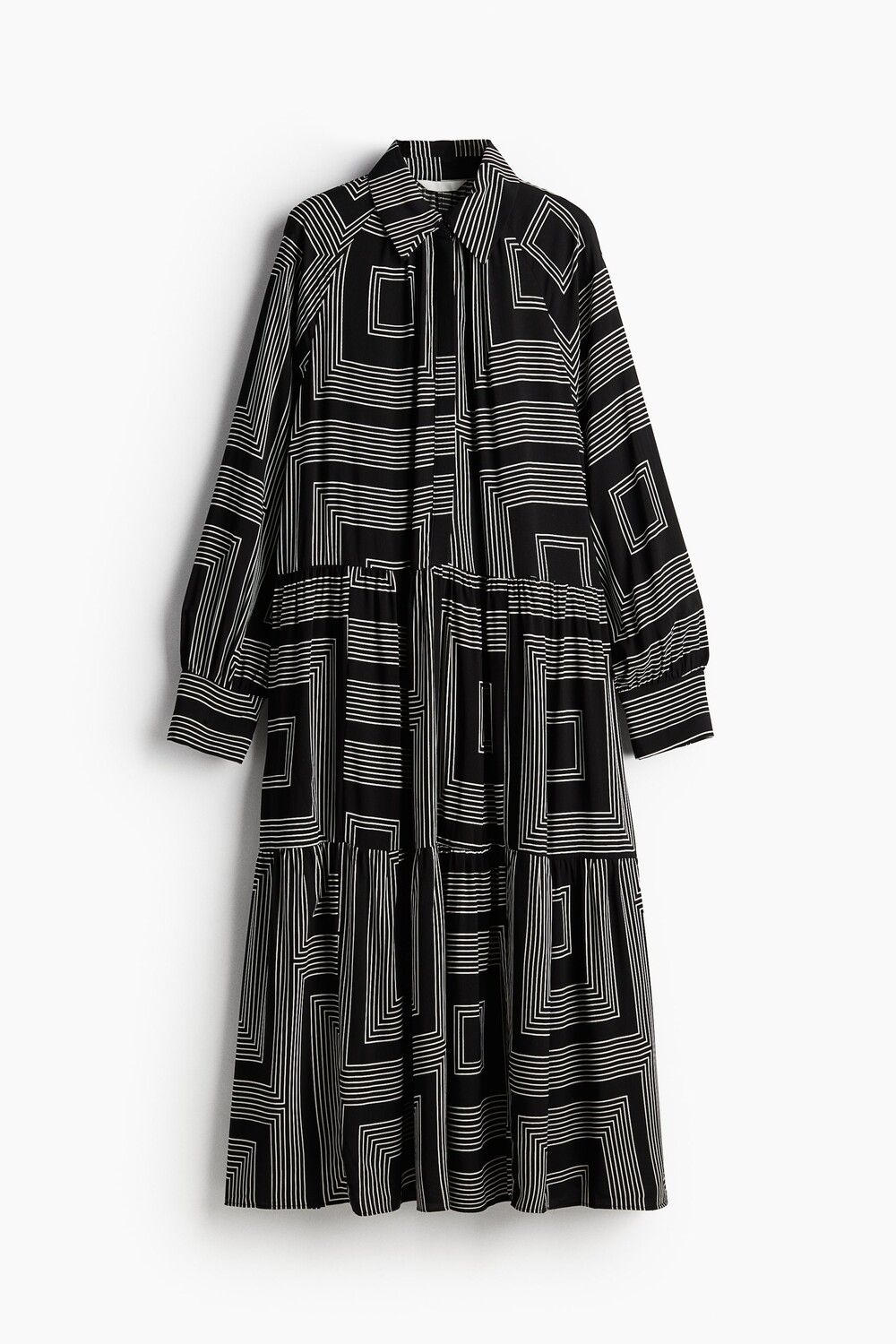 

Платье-Блузка длины миди H&M, черный
